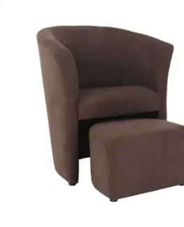 Křeslo s taburetem ROSE Tempo Kondela