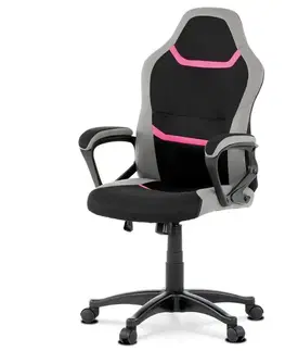 Autronic KA-L611 PINK Kancelářská židle