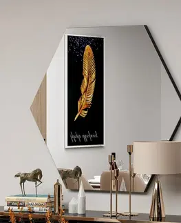 Zrcadlo Zeo Black 60 x 70 cm