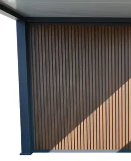 WPC stěna k přístřešku PRESTIGE Rojaplast