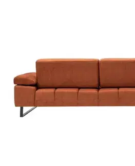 Rohová sedací souprava Mustang Small Left - Orange