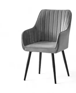 Sada židlí (2 kusy) Nova - Grey, Black
