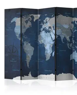 Paraván Dark Blue World Dekorhome