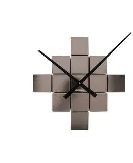 Karlsson KA5974GY designové nástěnné nalepovací hodiny šedá, pr.  80 cm