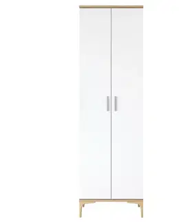 Skříň Jeny Walnut and White