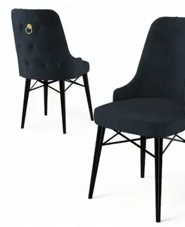 Sada židlí (4 kusy) Pare - Anthracite, Black