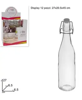 PROHOME - Láhev skleněná 500ml s patentem
