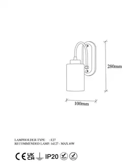 Nástěnná lampa Hemikilo - 13160