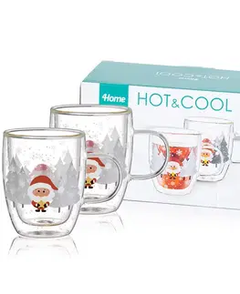 4Home Termo sklenice Mug Santa Hot&Cool 270 ml, 2 ks