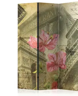 Paraván Bonjour Paris! Dekorhome