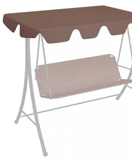 Stříška na zahradní houpačku 150/130x70/105 cm Dekorhome