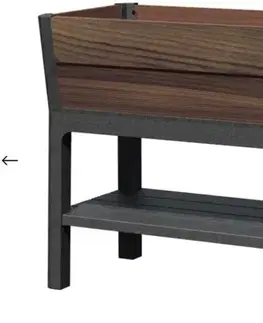 KETER Zahradní květináč DECO AGGRANDIZED | ořech