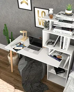 Pracovní stůl Vina White
