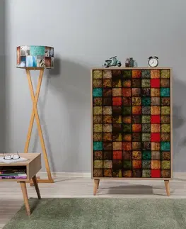 Skříňka Mega Sonoma Oak Cubes