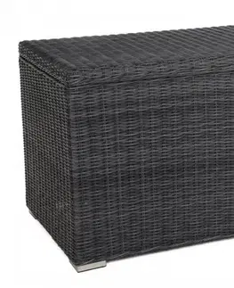 Zahradní úložný box polyratan 1037 l