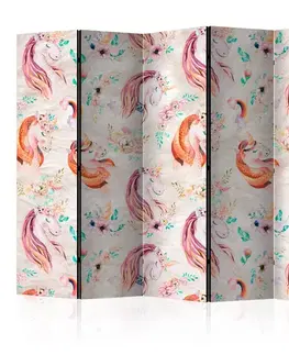 Paraván Pastel Unicorns Dekorhome