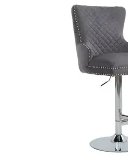 Chesterfield barová židle FRIXON Dekorhome
