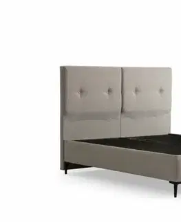 Rám jednolůžkové postele s čelem Bade 100 x 200 - Beige