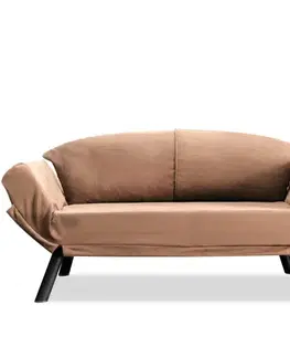 Dvoumístná rozkládací pohovka Genzo - Light Brown