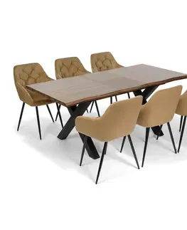 Jídelní židle BOUDOIR taupe, 2 ks