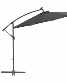Konzolový slunečník s LED světly Ø 300 cm