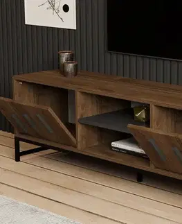 TV stolek Shape - Walnut