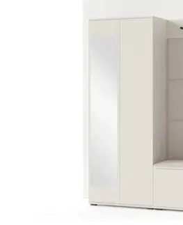 ArtPK Předsíň BIANCO 3 | cashmere se zrcadlem Barva: Trinity 15