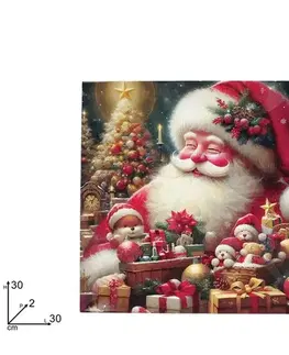 PROHOME - Podložka 30x30cm Santa různé motivy