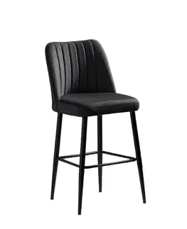 Sada barových židlí Vento Anthracite and Black, 2 ks, 2 ks