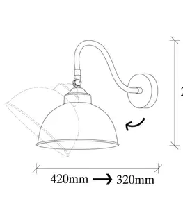 Nástěnná lampa Sağlam - 3742