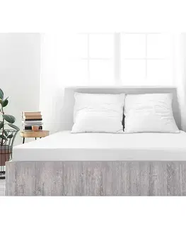 Prostěradlo jersey MAKO 140-160x200 bílé