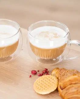 4Home Termo sklenice na cappuccino Hot&Cool 270 ml, 2 ks