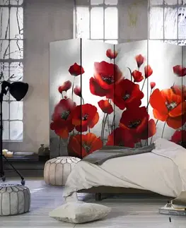 Paraván Poppies in the Moonlight Dekorhome