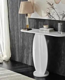 Odkládací stolek Ellittica White