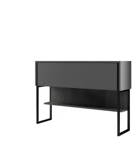 Komoda Luxe Anthracite and Black