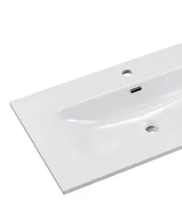 ArtCom Keramické umyvadlo FLY 80 | E-8073-80 | bílý lesk 80 cm