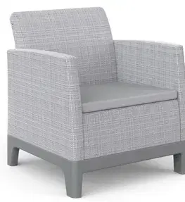 Záhradné kreslo 2 ks SCANDI FORMA DUO Rojaplast
