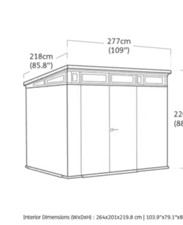 Zahradní domek SIGNATURE PENT 9x7Keter