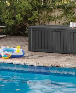 KETER Úložný box WOODROCK 570L | grafit