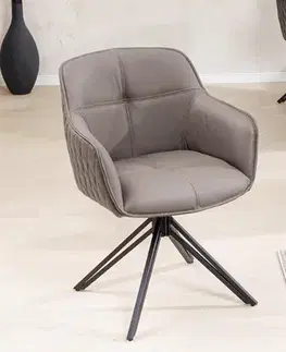 Otočné jídelní křeslo 2 ks KAINEUS Dekorhome