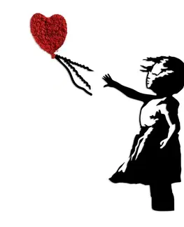 Dekorativní kovový doplněk na zeď Banksy - 13-1