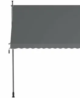 Balkónová markýza Apollo 300 cm, šedá, 300 cm