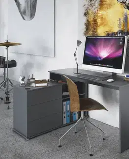 Rohový PC stůl TERINO Tempo Kondela