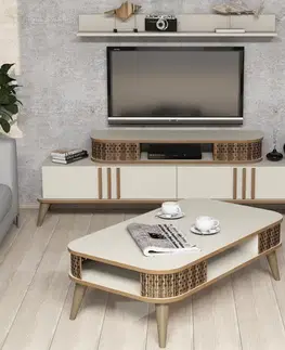 Living Room Furniture Set Eylül - Cream