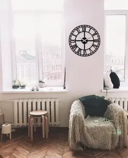 Dekorativní kovové nástěnné hodiny Enzoclock - S002