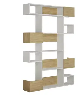 Knihovna Niho White and Oak