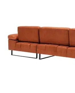 Rohová sedací souprava Mustang Large Right - Orange