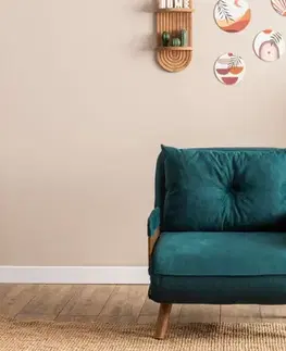 Rozkládací křeslo Cosmo Single - Petrol Green
