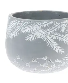 Betonový obal na květináč Winter pot, 15,5 x 11 cm