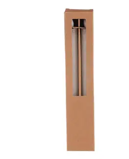 Sada kónických svíček s LED osvětlením, bílá, 2 ks, parafín, 25 cm